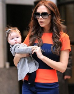 Victoria Beckham out and about with Harper Seven in NYC