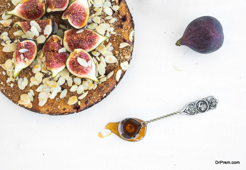 Vegan Fig Almond Cake